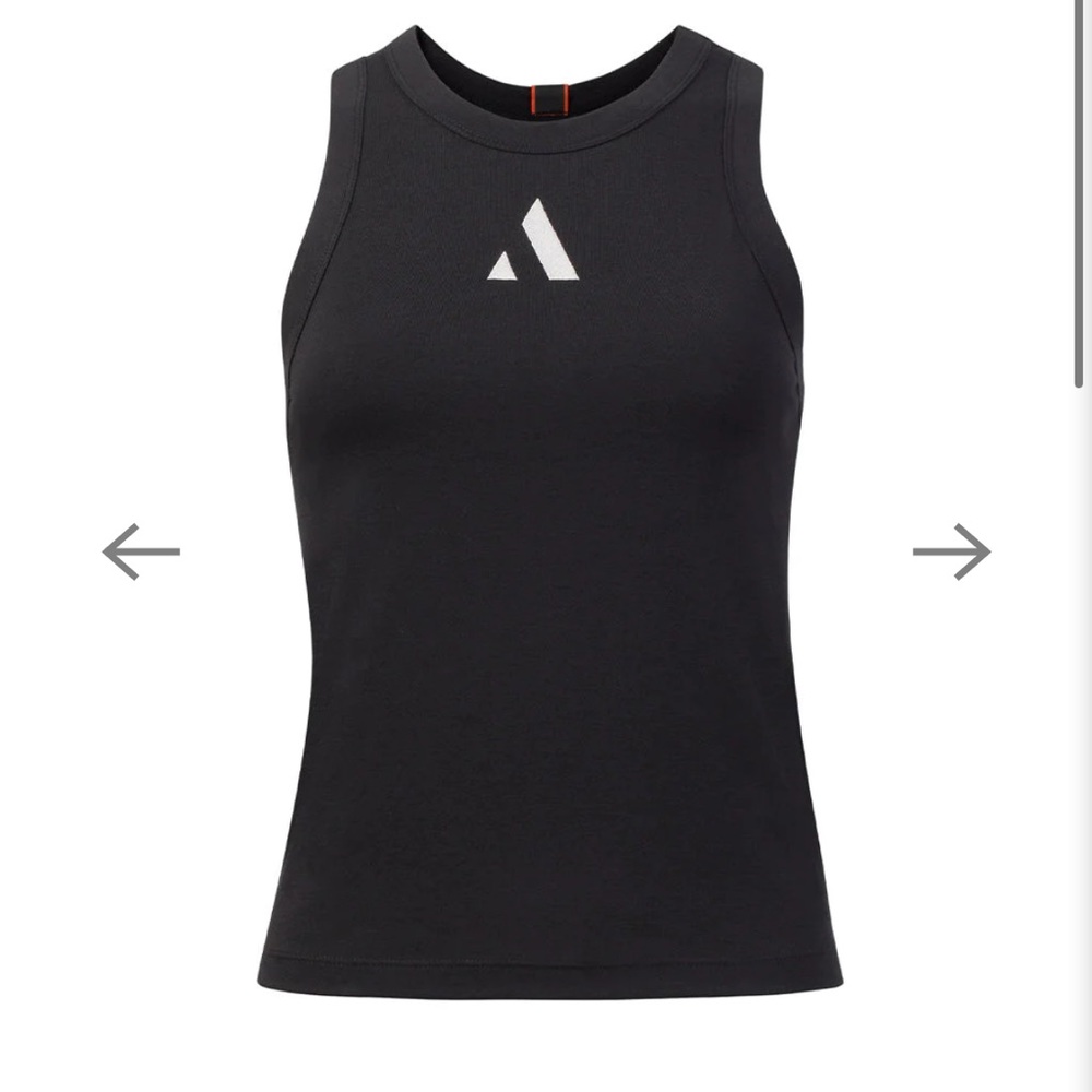 AARMY echo jersey tank racerback XS black